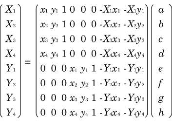 homographyMatrix